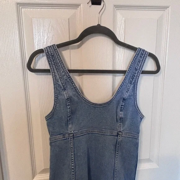 American Eagle Outfitters Light Blue Denim Dress - Picture 2 of 8